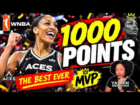 Aces Blow Out Storm As A'ja Wilson Makes WNBA History & Ends The MVP Debate For Good